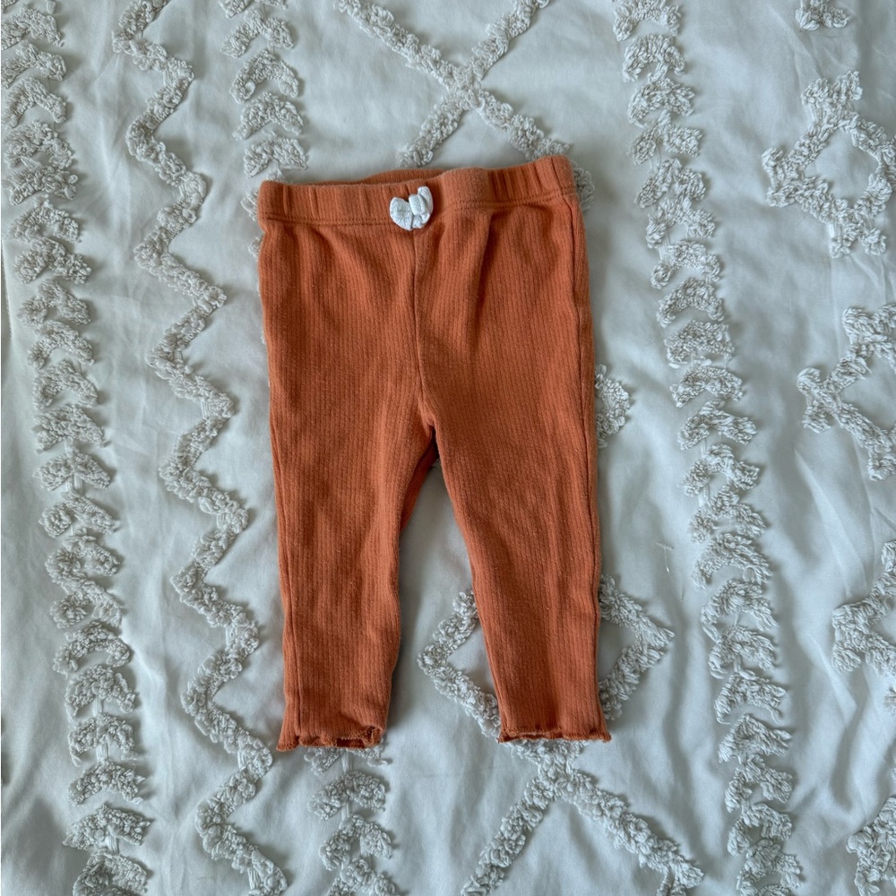 Cozy Orange Kids Pants